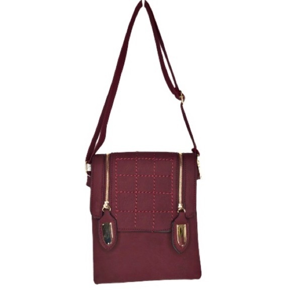 Handbags - Merlot Crossbody Non Leather